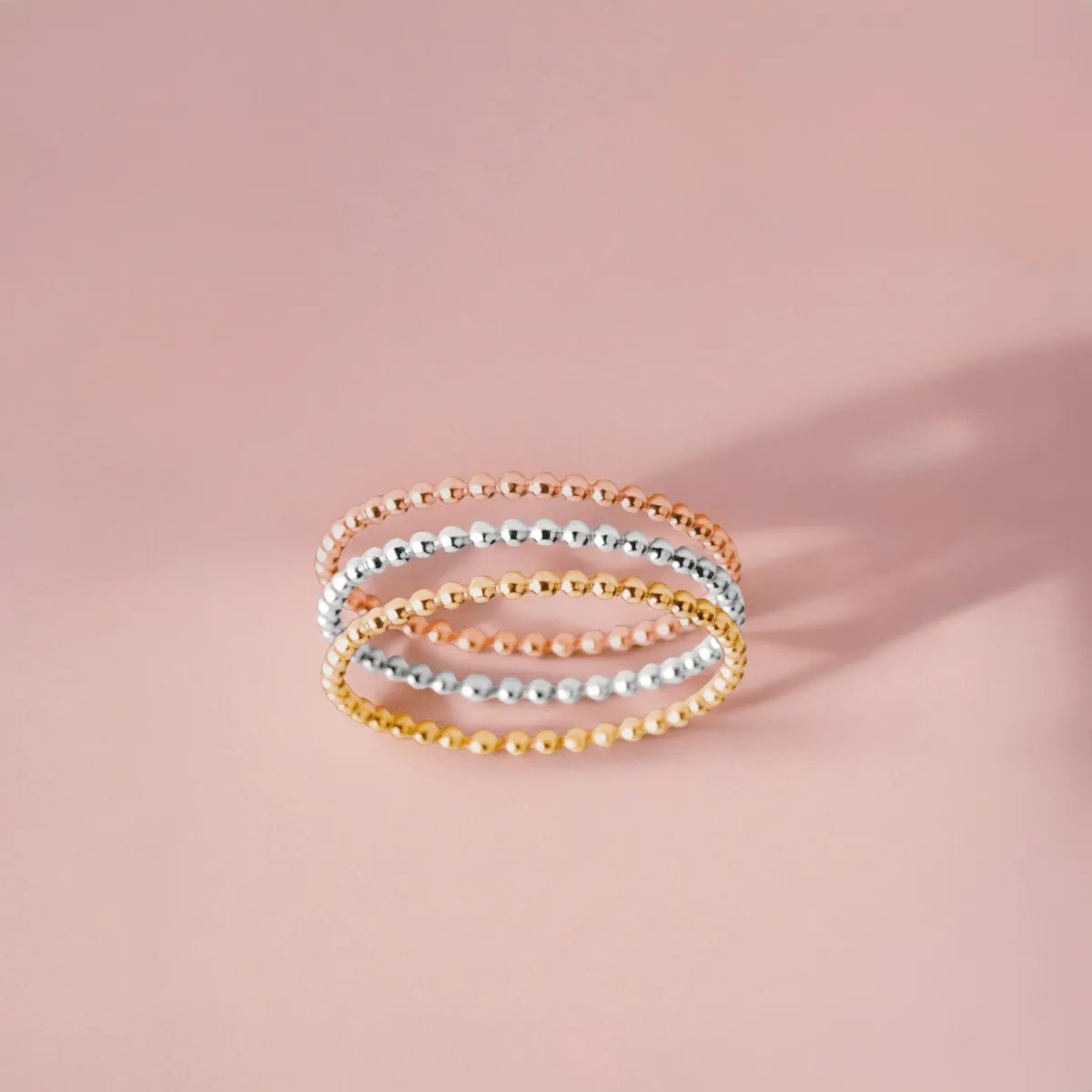 Trio of Dot Stacking Rings