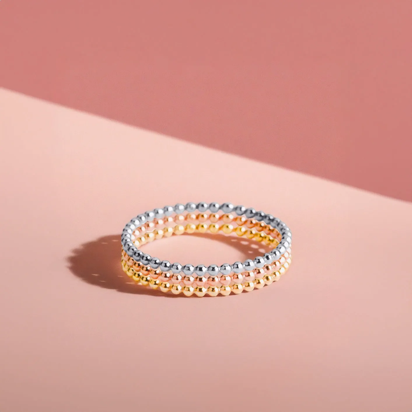 Trio of Dot Stacking Rings