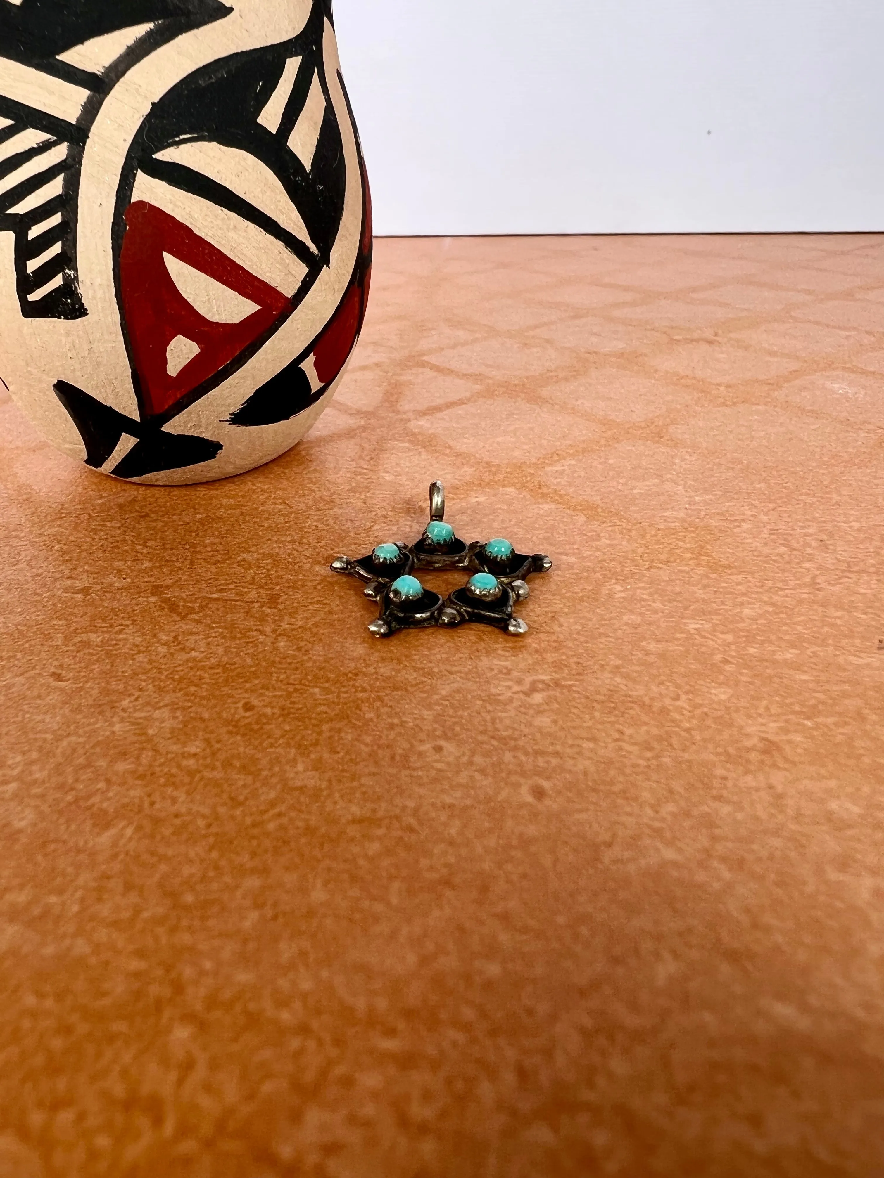 Turquoise Star Pendant