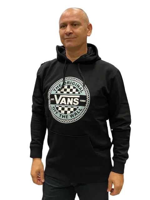 Vans Circled Checker Po hoodie VN0A7S8BBLK black