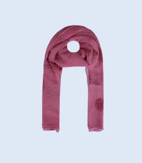 WA0831-MAROON-Scarf For Women