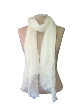 Wrap/Scarf in cream by Market Co