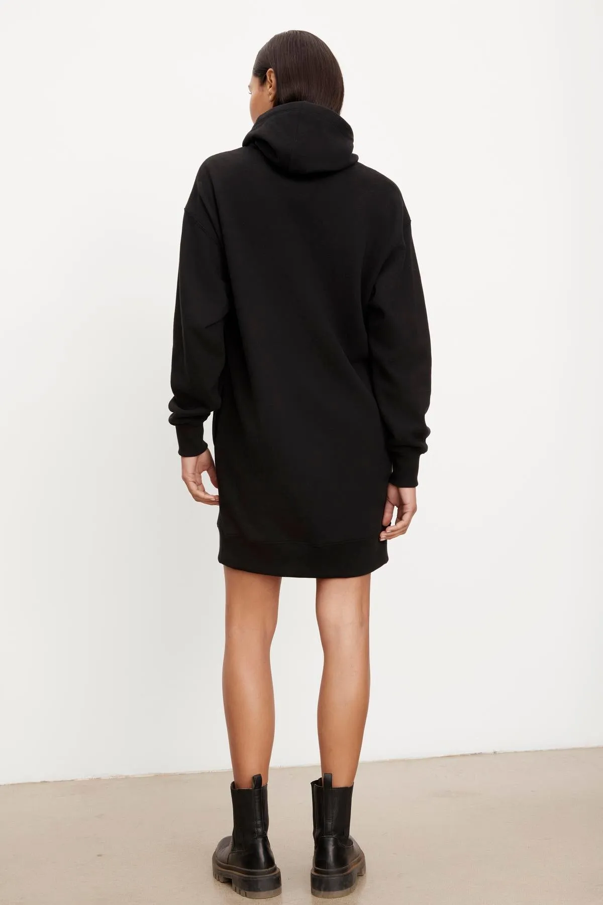 YARA SOFT FLEECE HOODIE DRESS